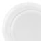 Smarty Had A Party Clear Flat Round Disposable Plastic Dinnerware Value Set, 240PK 830-CL-VP-CASE - alternate 1
